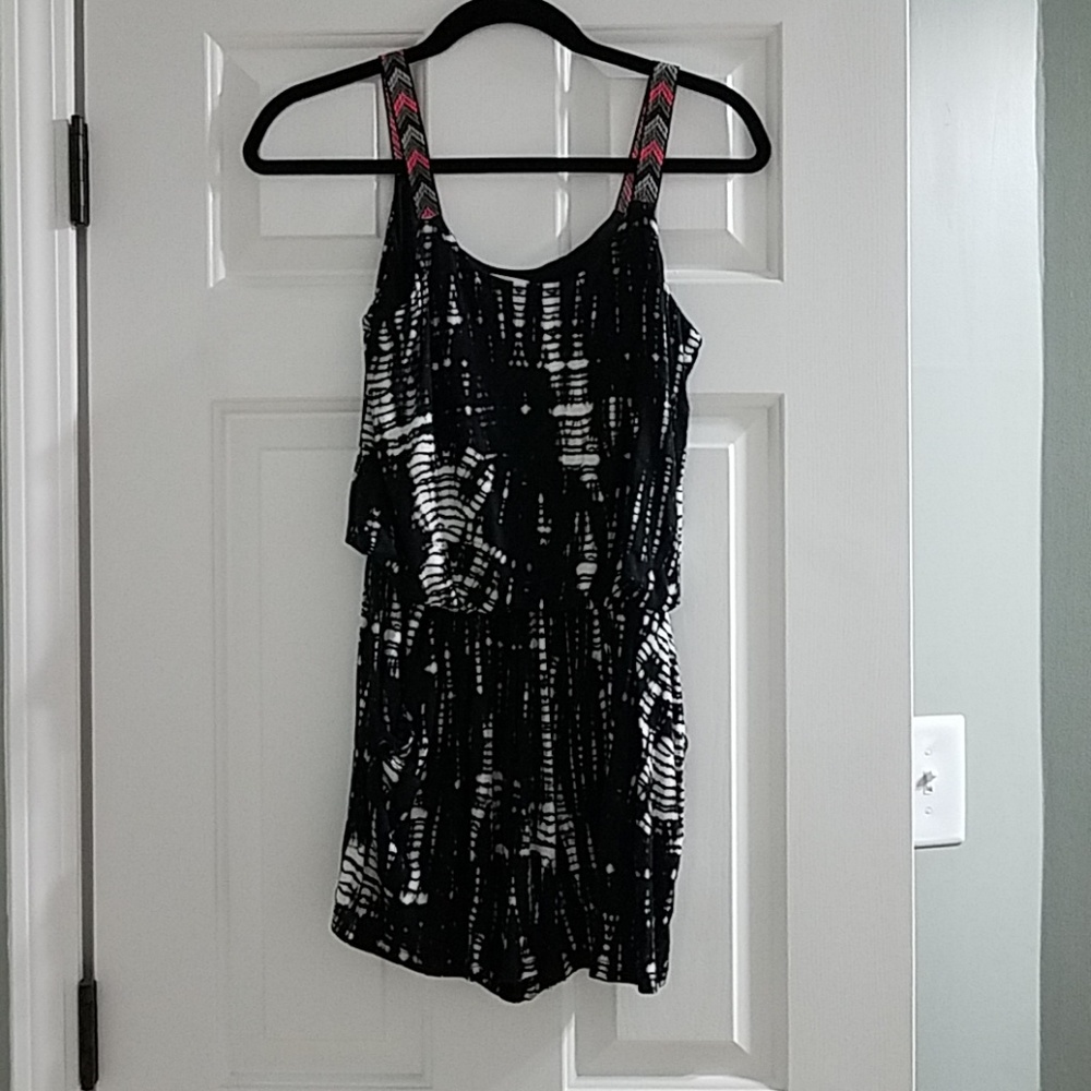 NWT Xhilaration  XS black and white Romper